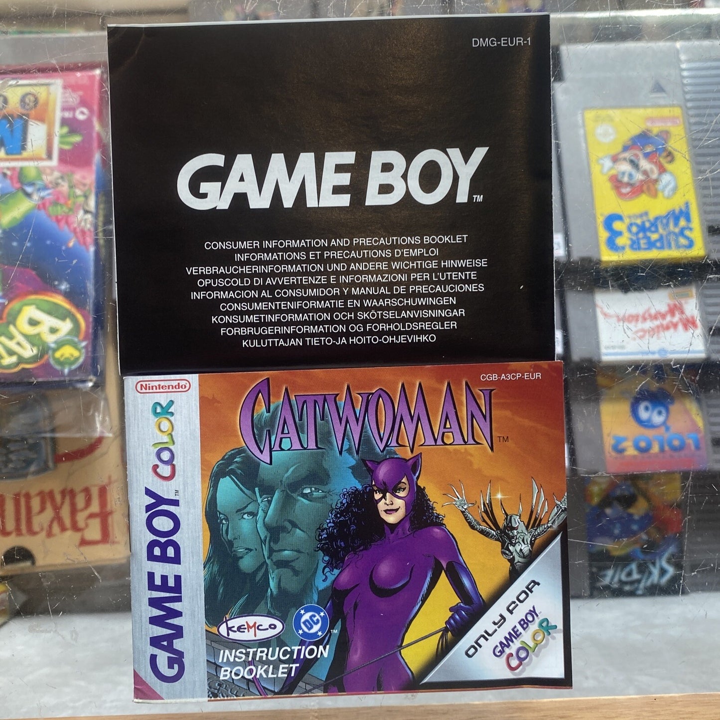 CatWoman Nintendo Game Boy Color Game In Box (1999) COMPLETE BOXED + Manual