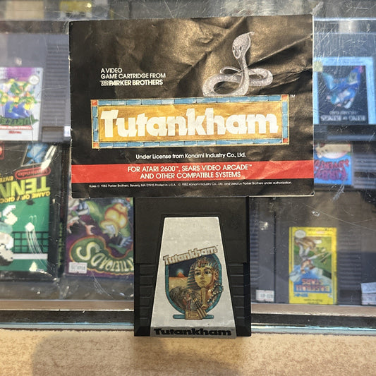 Tutankham • Atari 2600 Game + Manual (1983) Konami • Tutankhamen