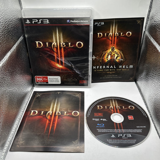 Diablo III • Sony PlayStation 3 PS3 Game + Manual (2013) AUS • Complete CIB