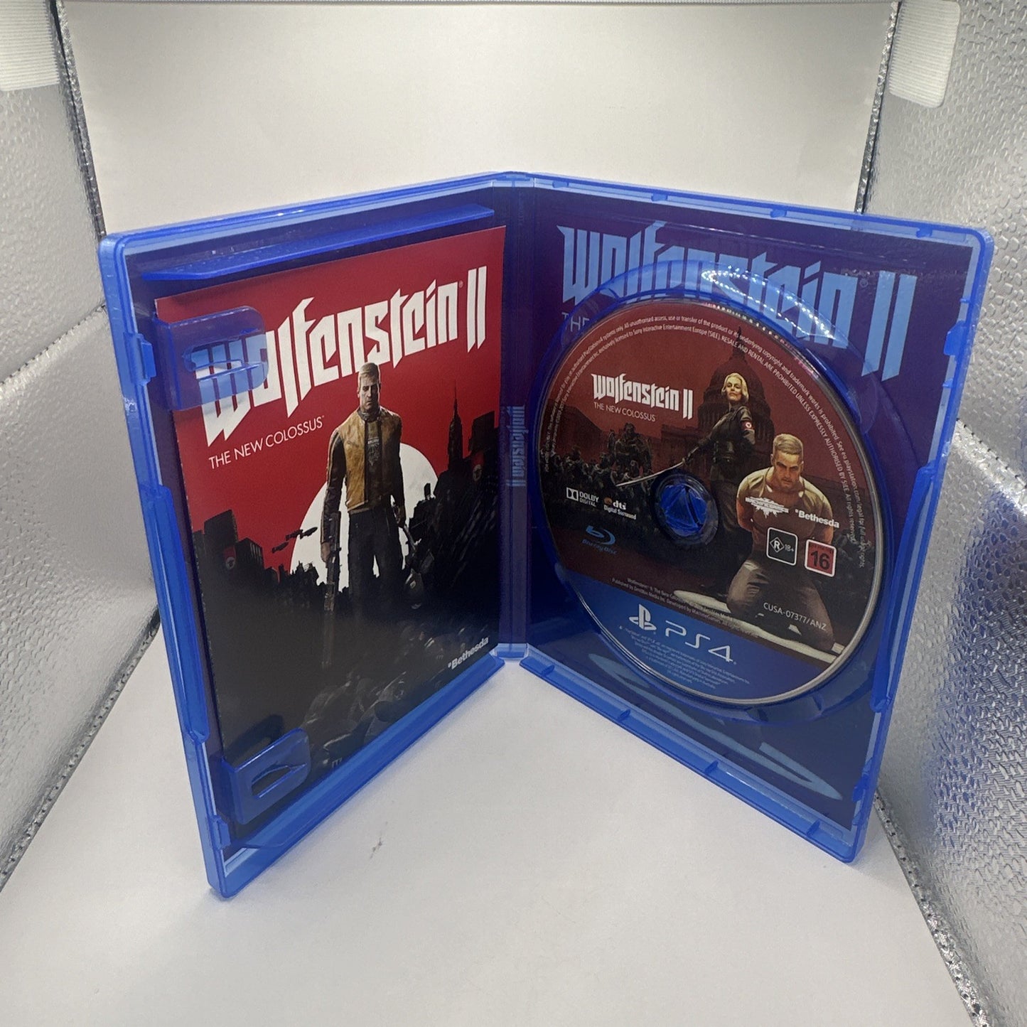 Wolfenstein II: The New Colossus • PlayStation 4 PS4 Game + Manual (2017) AUS