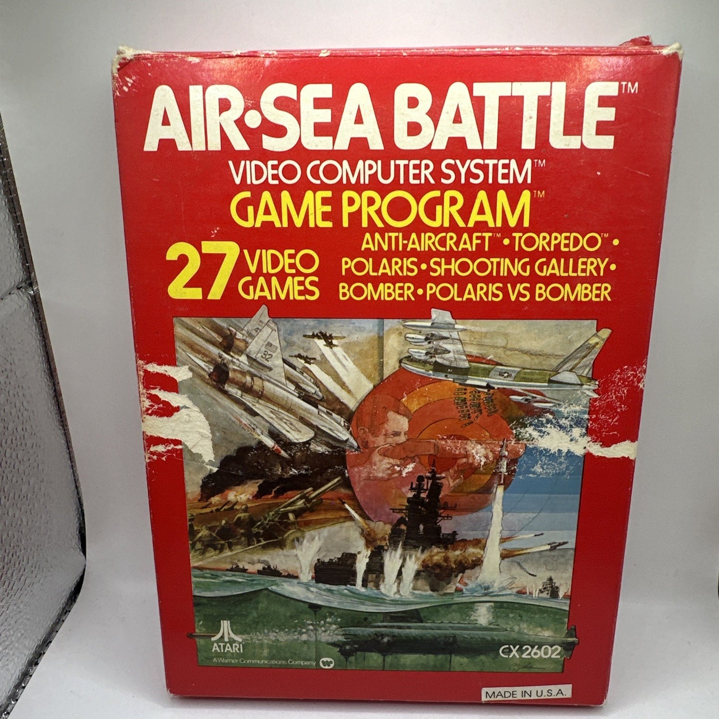 Air-Sea Battle • Atari 2600 Game In Box + Manual (1978) Boxed Complete CIB