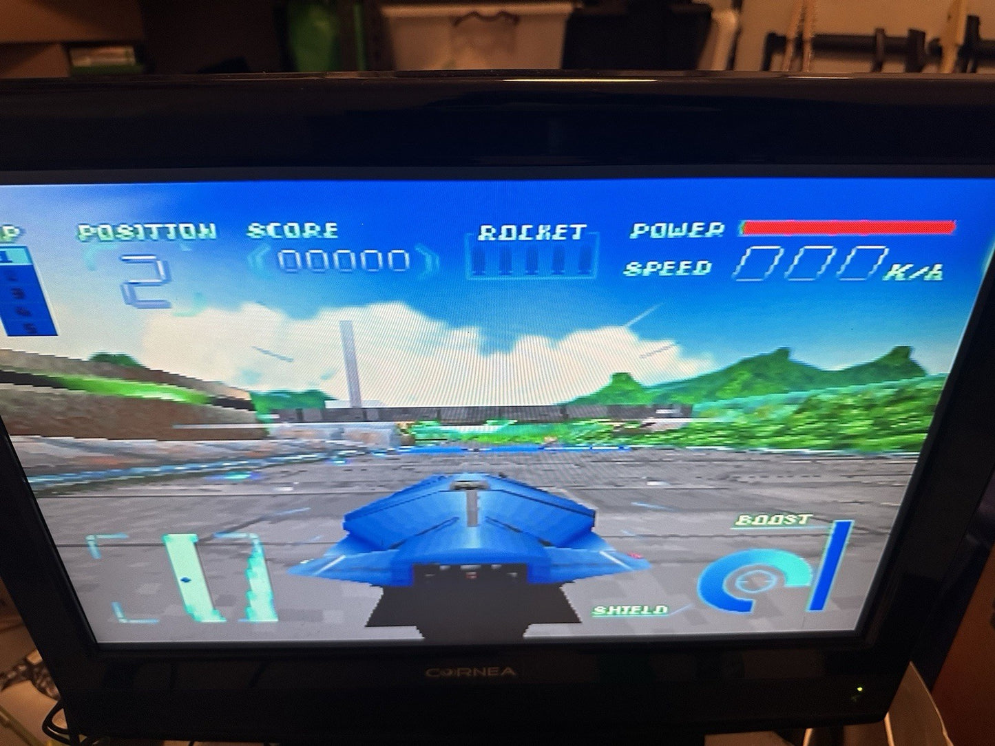 Cyber Speedway Sega Saturn Game + Manual (1995) PAL • Complete CIB • Racing