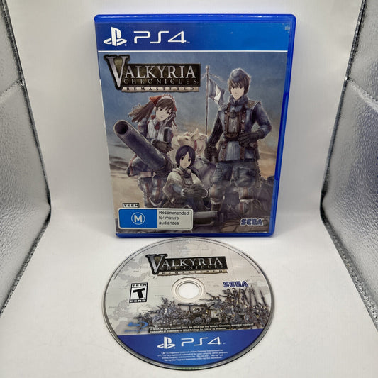 Valkyria Chronicles: Remastered • PlayStation 4 PS4 Game (2016) RPG JRPG • SEGA