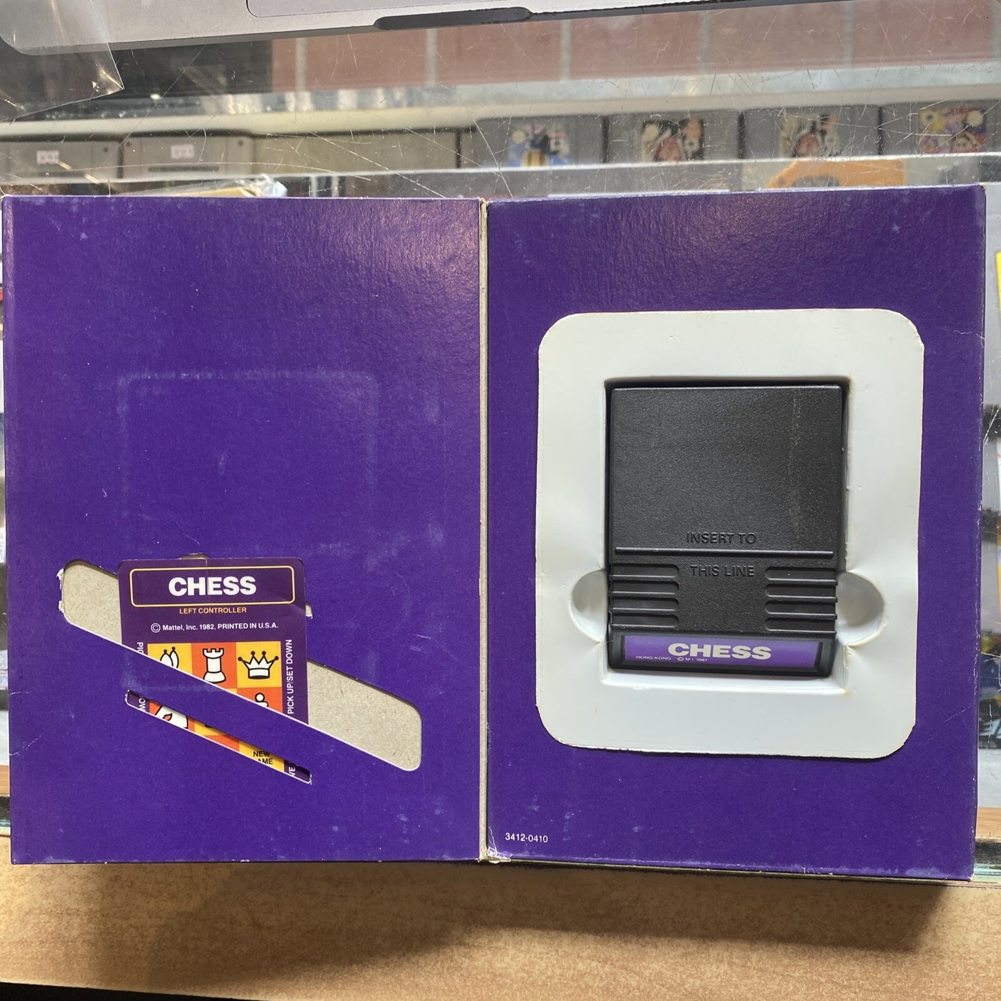 USCF Chess Intellivision Game In Box (1982) Only 1 Overlay Included • BOXED