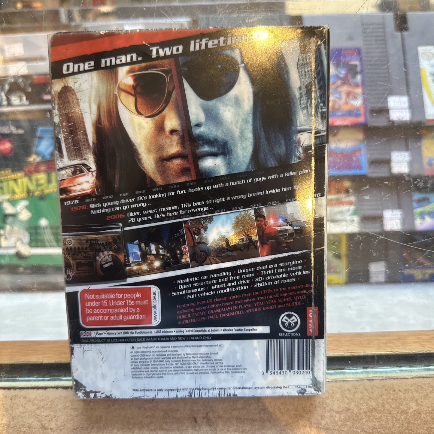 Driver Parallel Lines Collectors Edition Steelbook PlayStation 2 PS2 PAL Ex-Rent