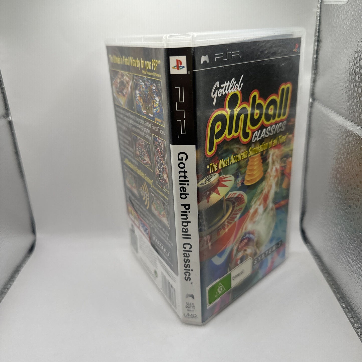 Gottlieb Pinball Classics • PlayStation Portable PSP Game + Manual Complete 2006