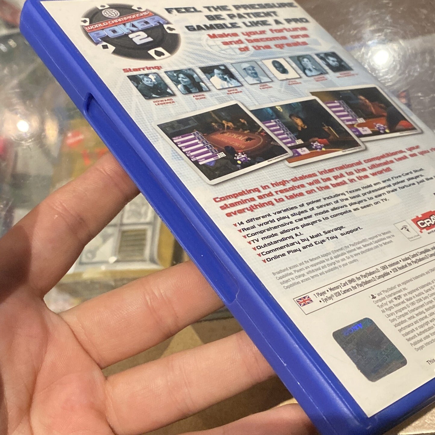 World Championship Poker 2 PS2 Game PAL (2006) PlayStation 2 Gambling Games