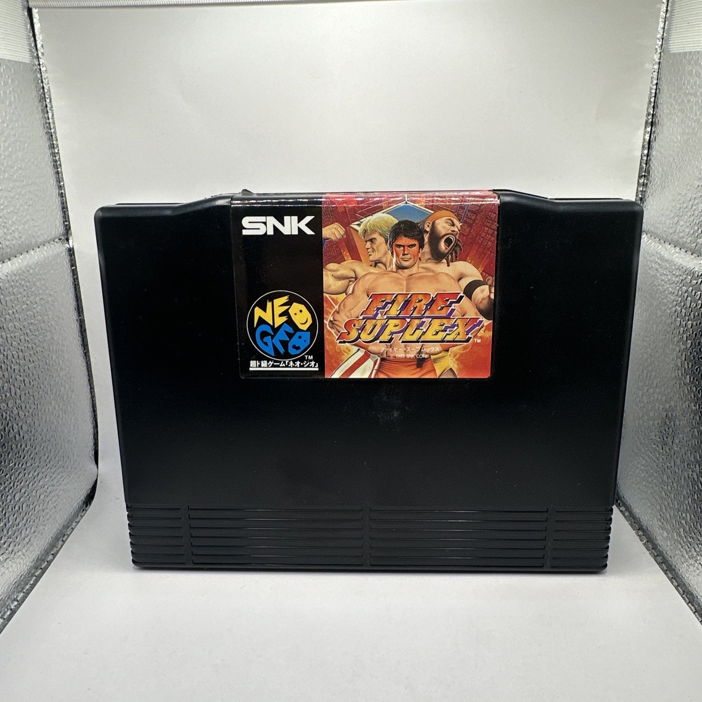 Fire Suplex • SNK Neo Geo AES Game + Manual (1993) Boxed Complete In Box TESTED