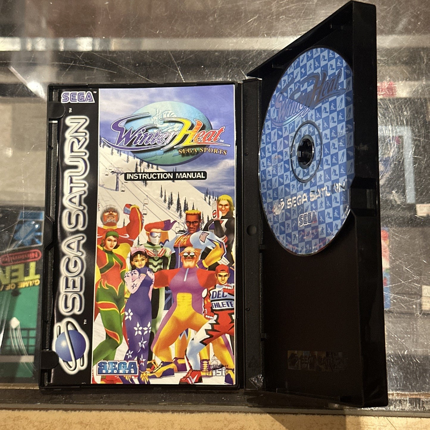 Winter Heat Sega Sports • Sega Saturn Game + Manual (1997) PAL • Complete CIB