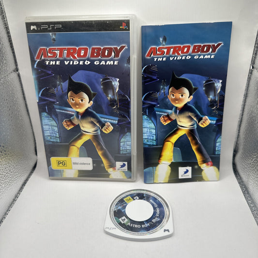 Astro Boy: The Video Game • PlayStation Portable PSP Game + Manual (2009) AUS