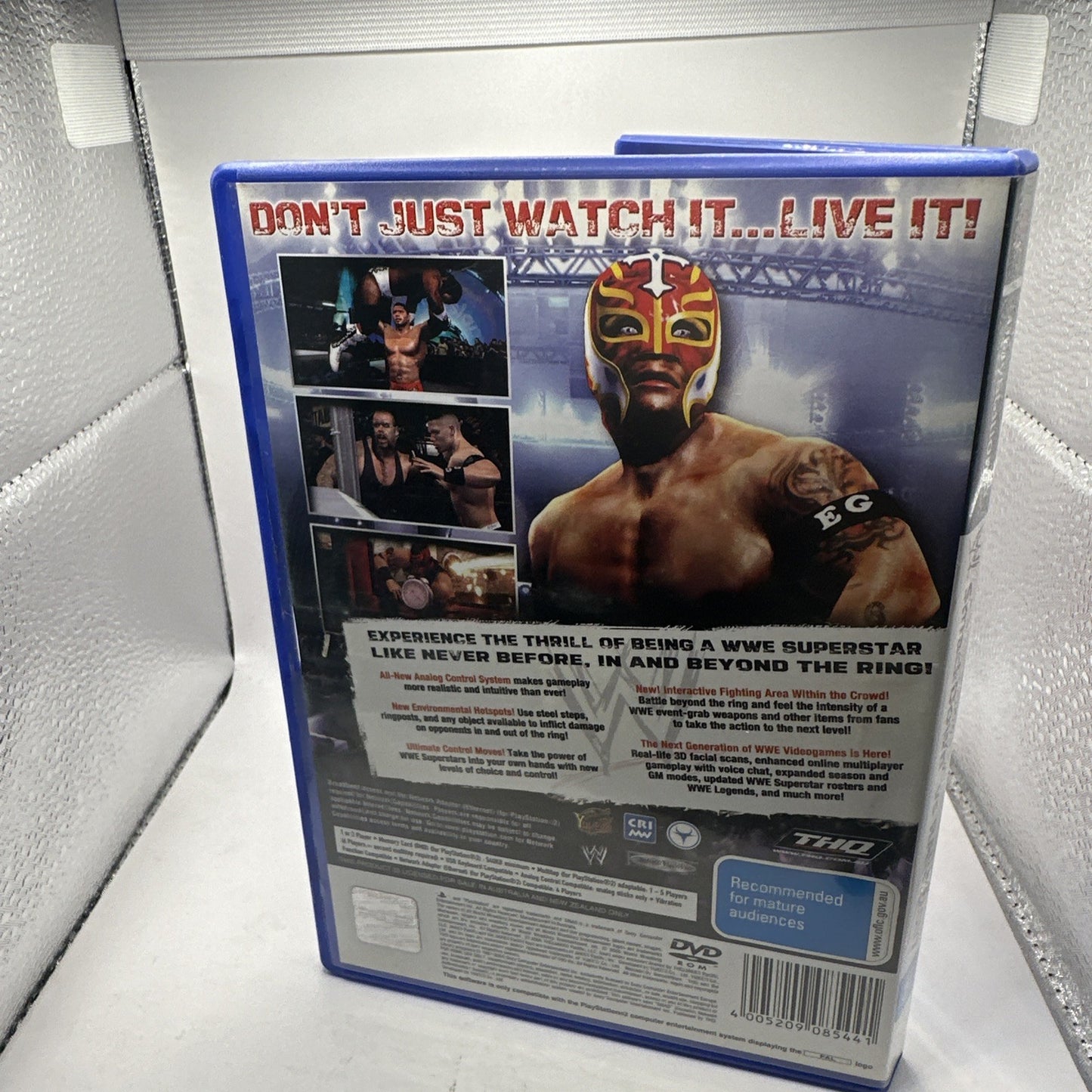 WWE Smackdown Vs Raw 2007 • PlayStation 2 PS2 (2006) THQ • Wrestling WWF