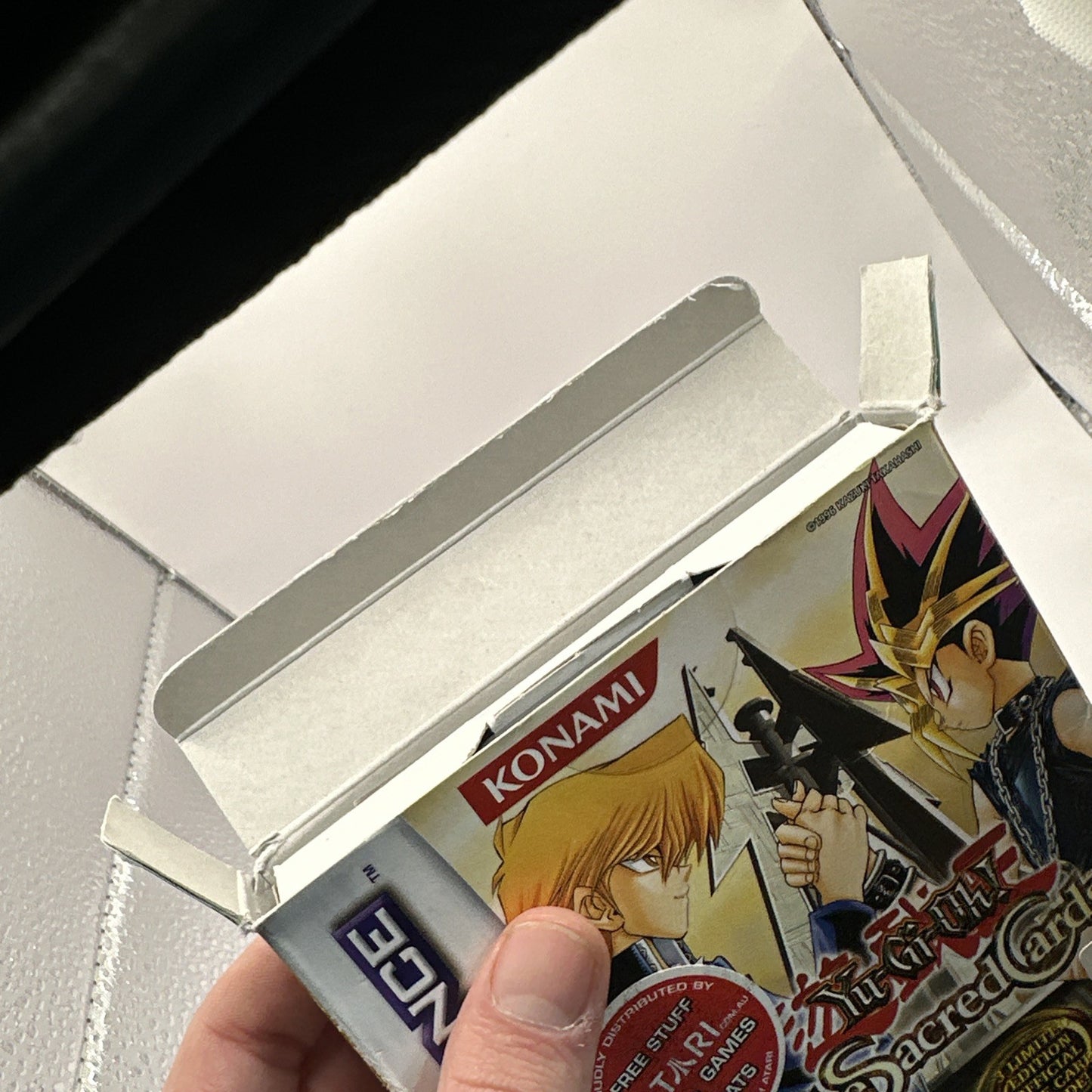 Yu-Gi-Oh The Sacred Cards • Nintendo Gameboy Advance GBA + Box + Manual • Boxed