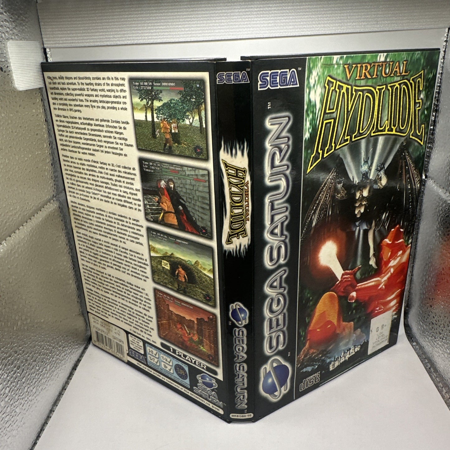 Virtual Hydlide • Sega Saturn Game + Manual (1995) PAL • Complete • Action RPG