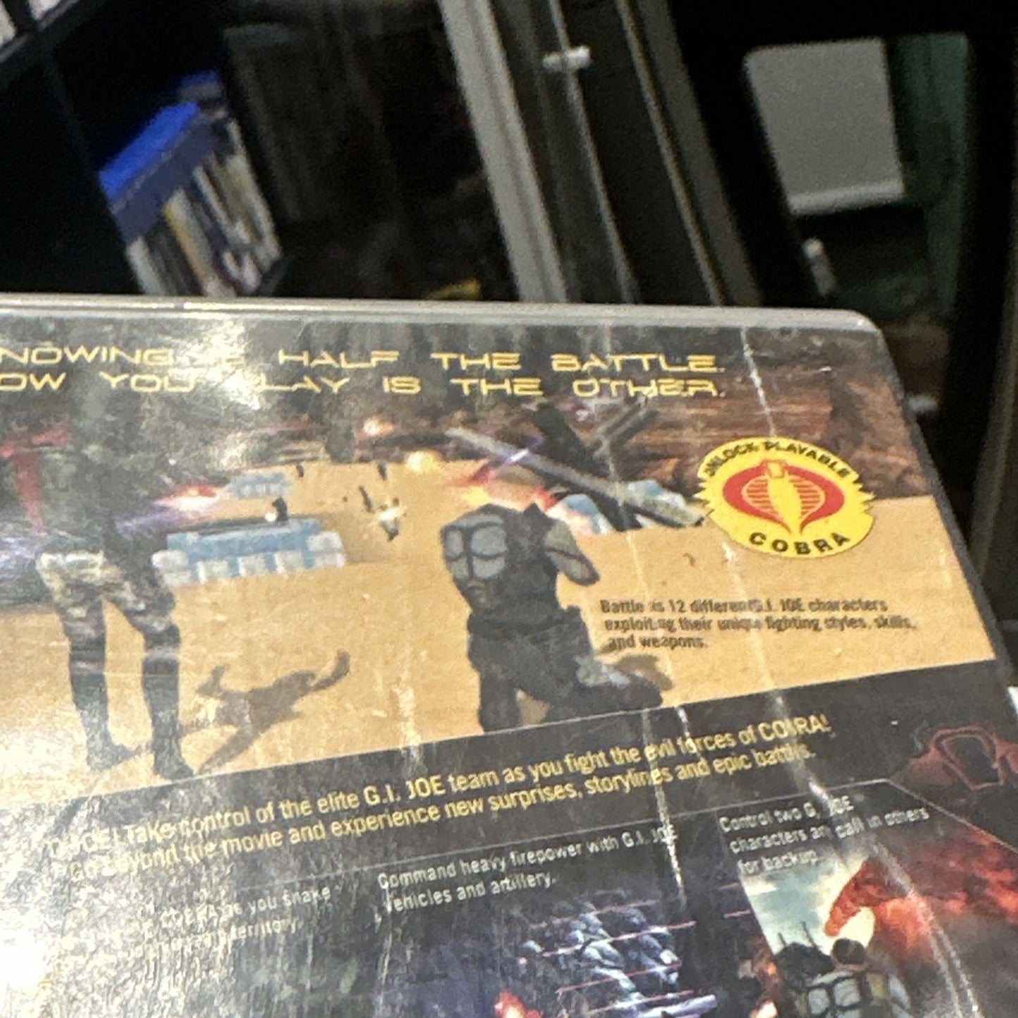 G.I. Joe • The Rise of Cobra PSP PlayStation Portable Game + Manual (2009) GI