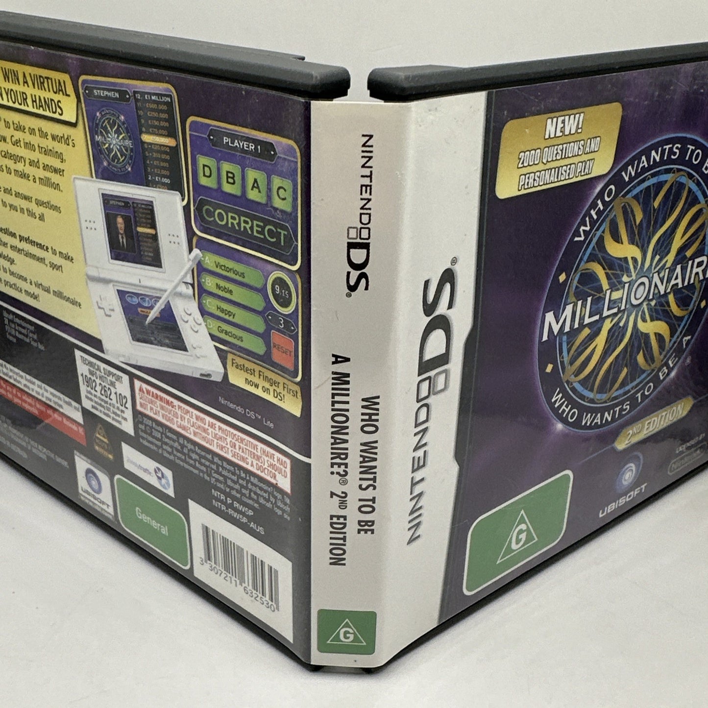 Who Wants To Be A Millionaire 2nd Edition • Nintendo DS Game + Manual (2008) CIB