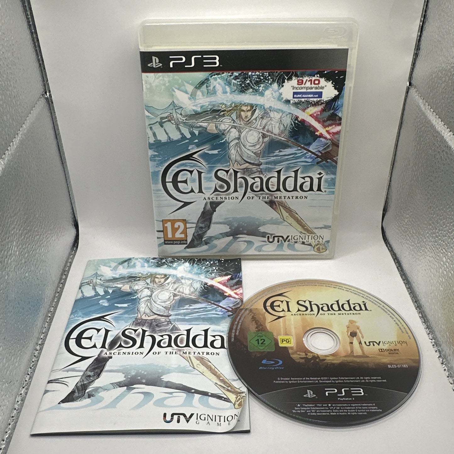 El Shaddai: Ascension of the Metatron • PlayStation 3 PS3 Game + Manual (2011)