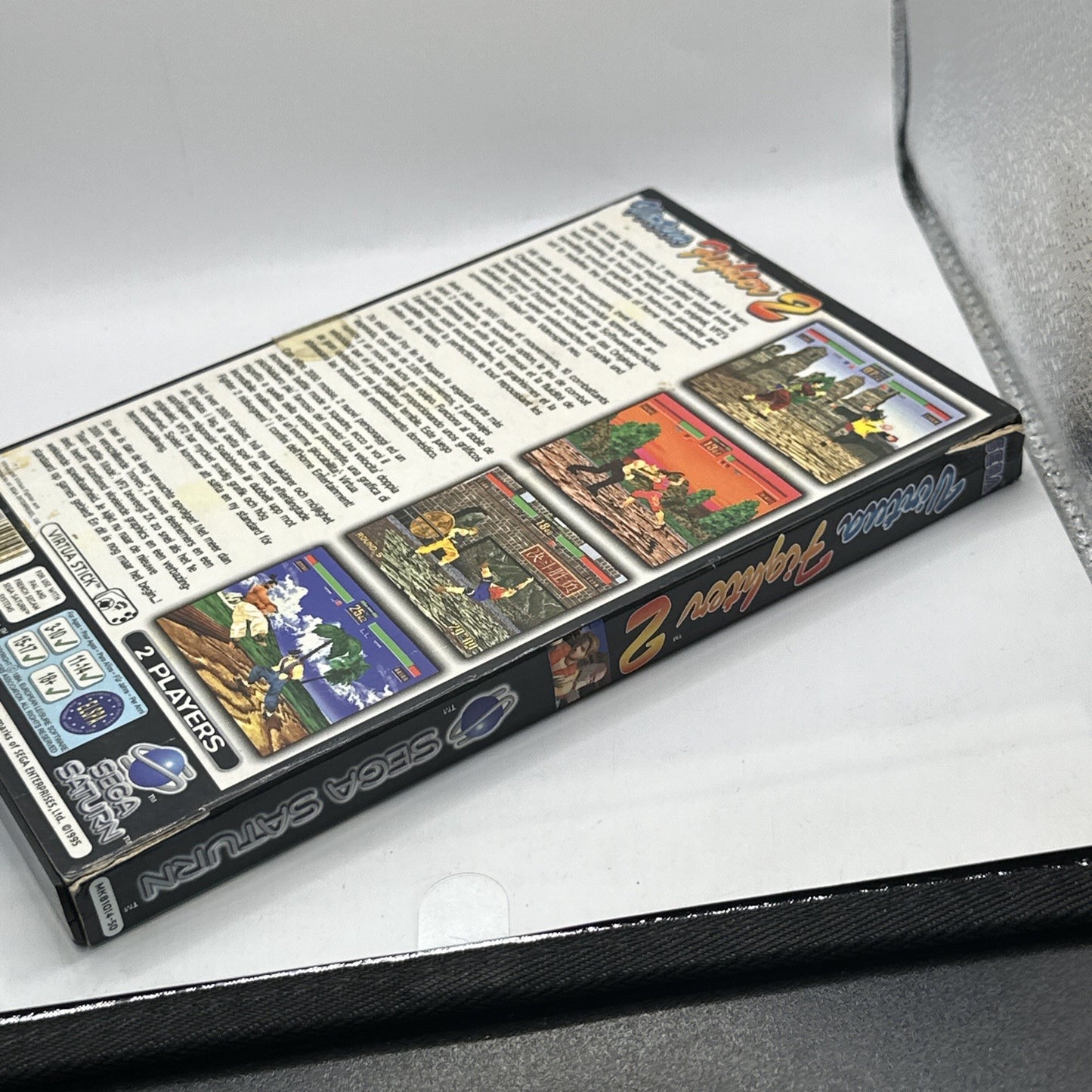 Virtua Fighter 2 • Sega Saturn Game + Manual PAL (1995) Complete CIB • Fighting