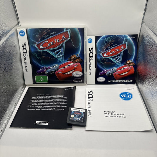 Disney Pixar Cars 2 • Nintendo DS Game + Manual (2011) Complete CIB • PAL AUS