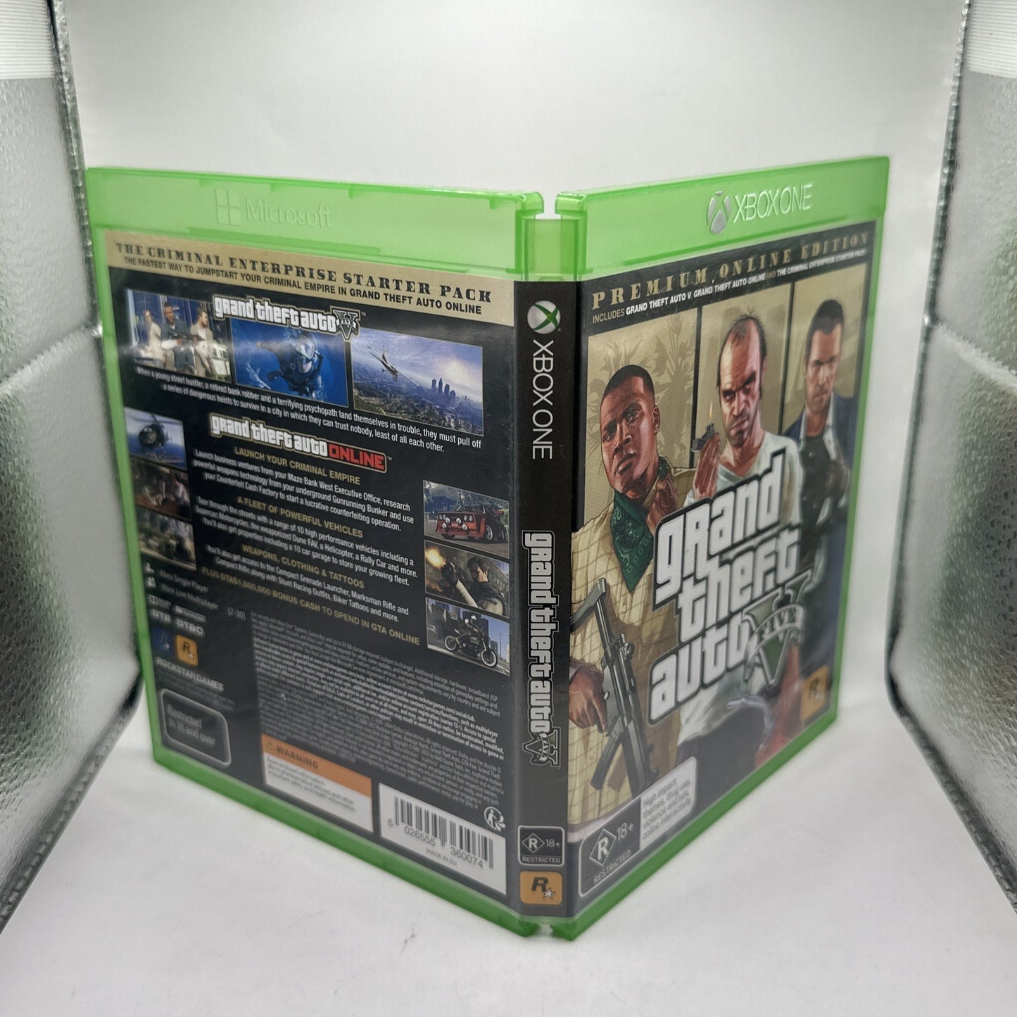 Grand Theft Auto V - Premium Online Edition • Xbox One Game + Poster/Map • GTA 5