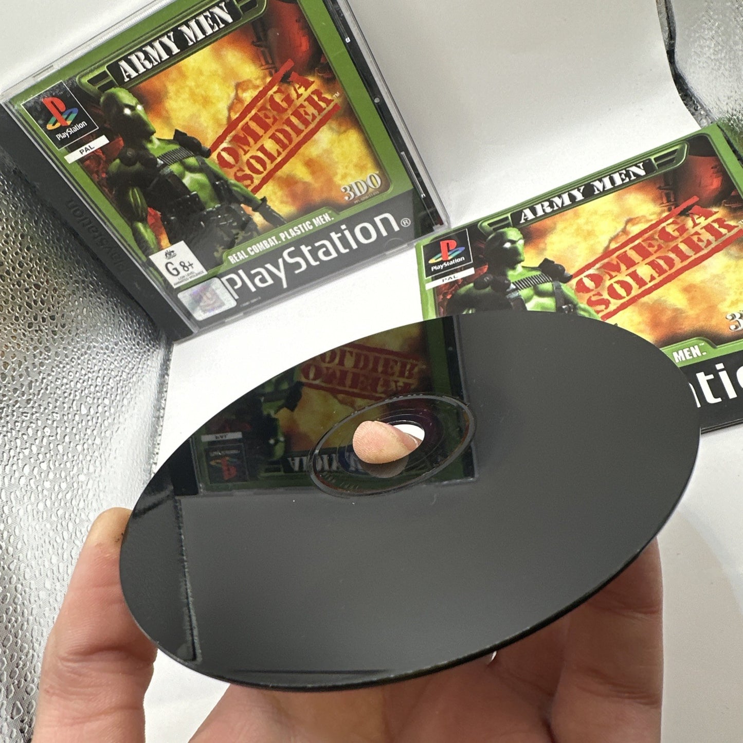 Army Men: Omega Solider • PlayStation 1 PS1 Game + Manual 2001 PAL AUS Complete