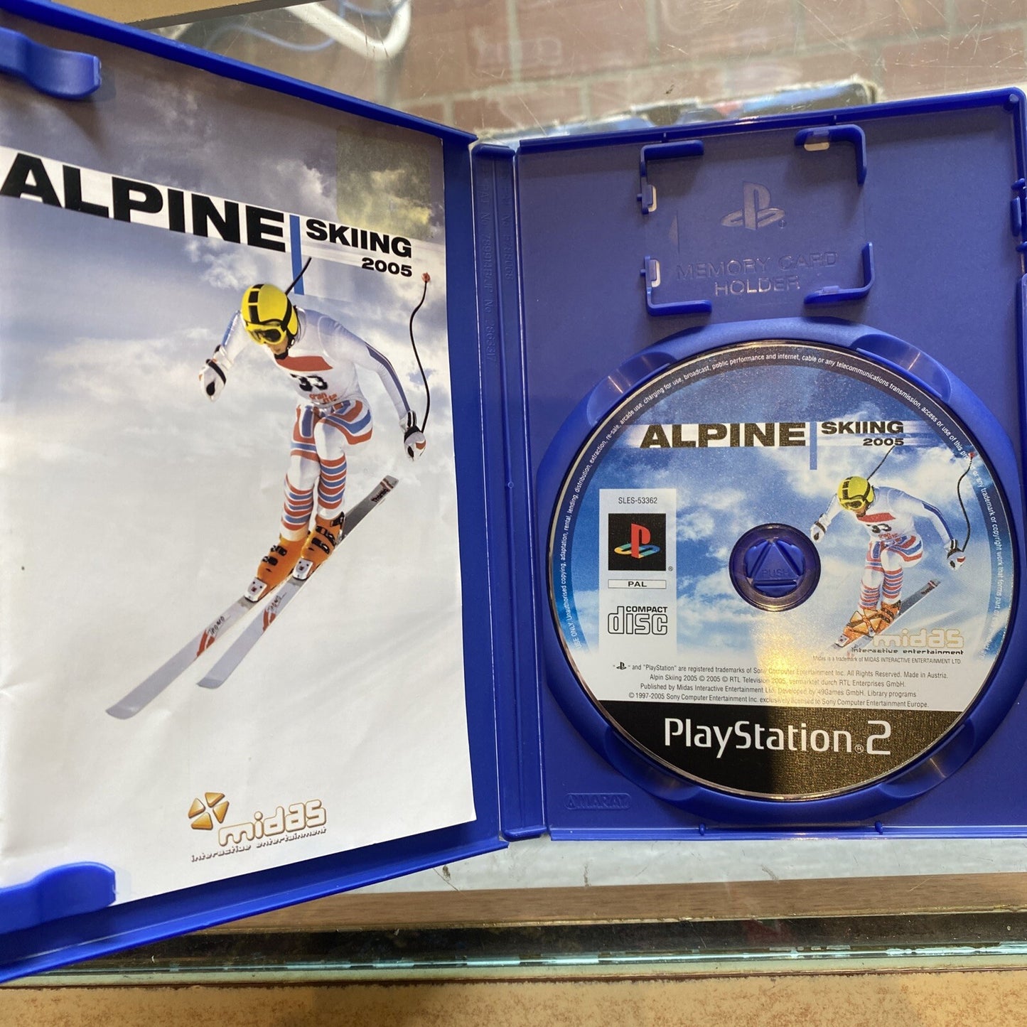 Alpine Skiing 2005 Sony PlayStation 2 Game + Manual • Complete PS2 Snow Sports
