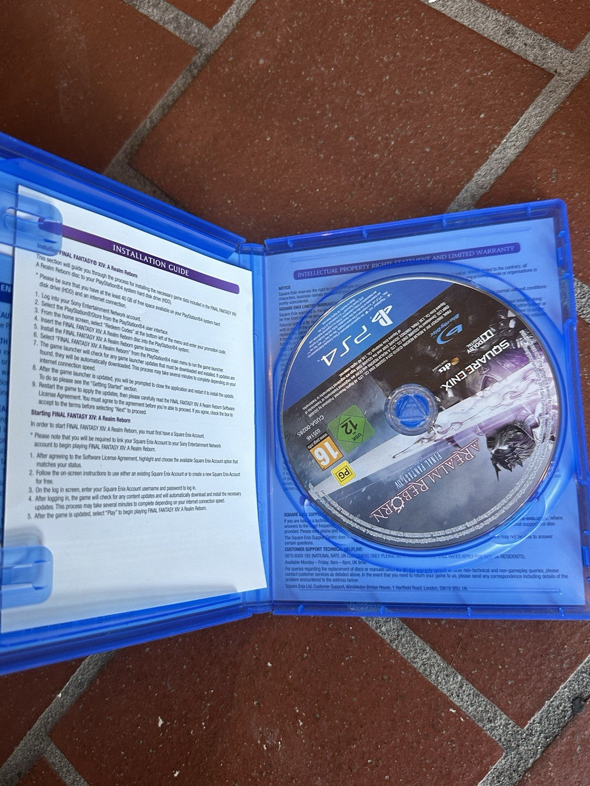 Final Fantasy XIV A Realm Reborn Collector’s Edition Box Set • PlayStation 4 PS4