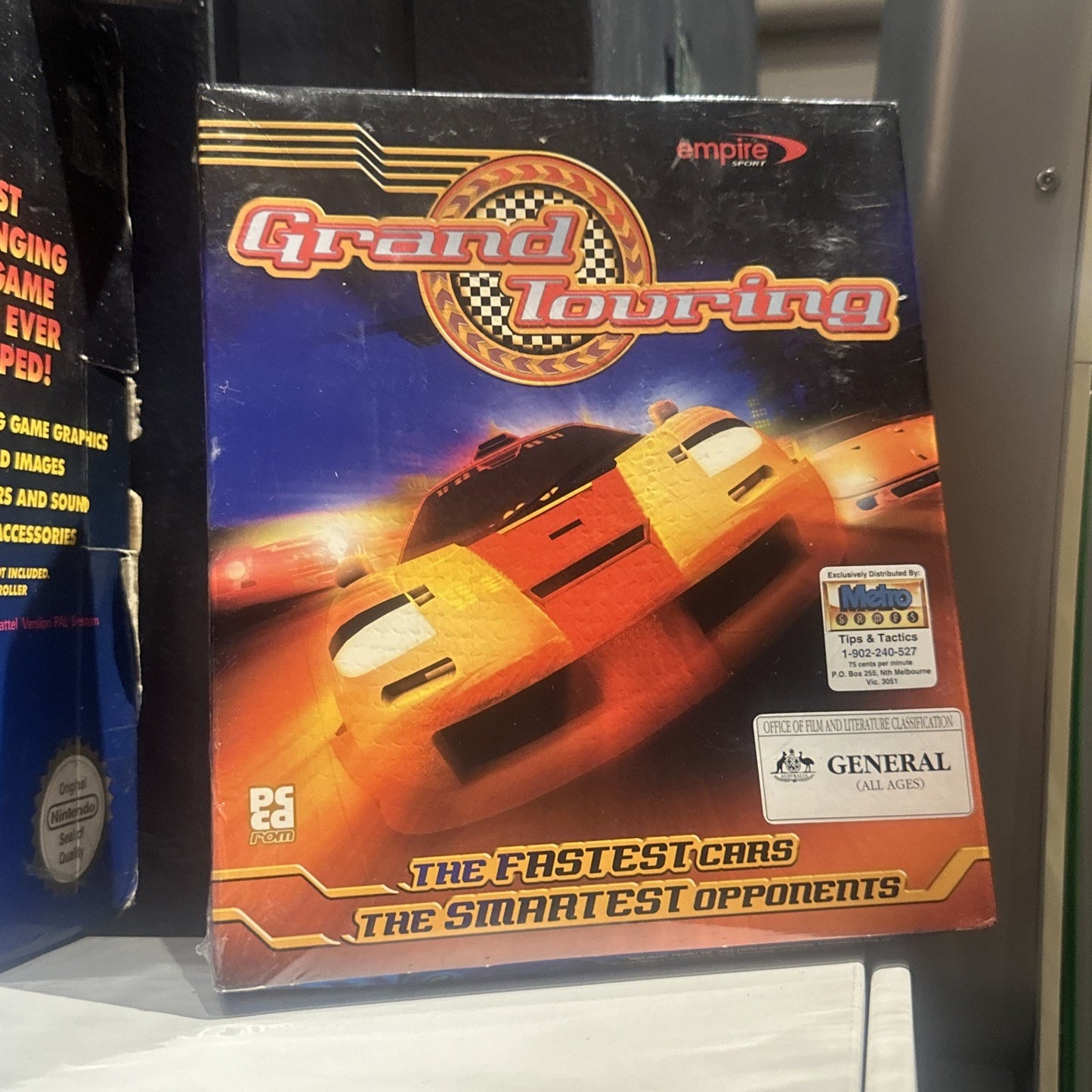 Grand Touring • Big Box PC Game SEALED/BRAND NEW (1998) Windows 95/98 Car Racing