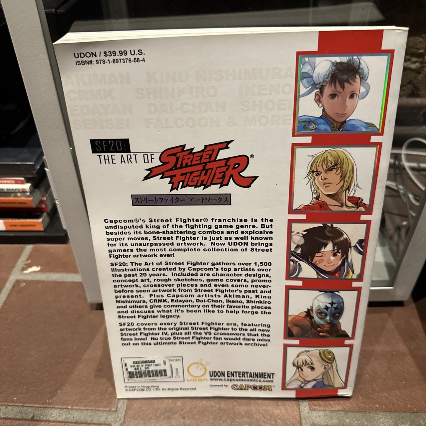 The Art of Street Fighter (2009) Softcover 20th Anniversary Edition SF20 Capcom