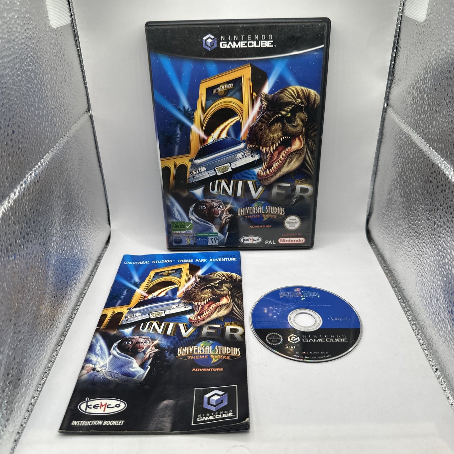 Universal Studios Theme Parks Adventure • Nintendo Gamecube + Manual (2002) PAL