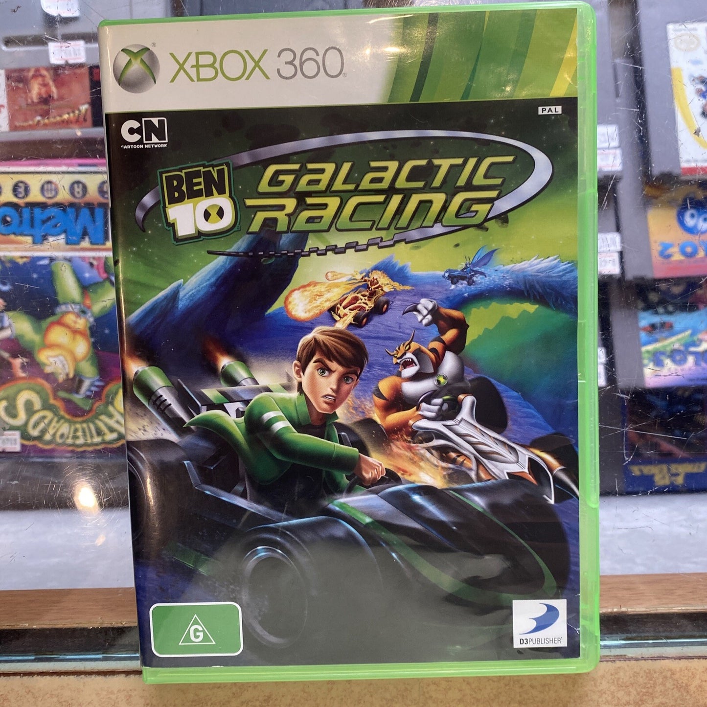 Ben 10: Galactic Racing Xbox 360 Game PAL AUS (2011) Cartoon Network