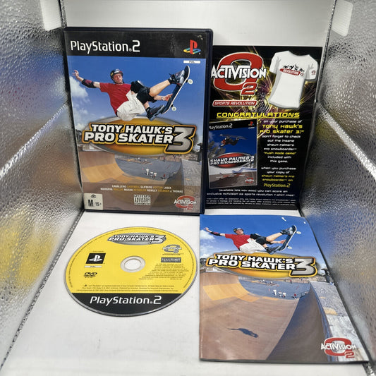 Tony Hawk’s Pro Skater 3 • PlayStation 2 PS2 Game + Manual (2001) PAL • Complete