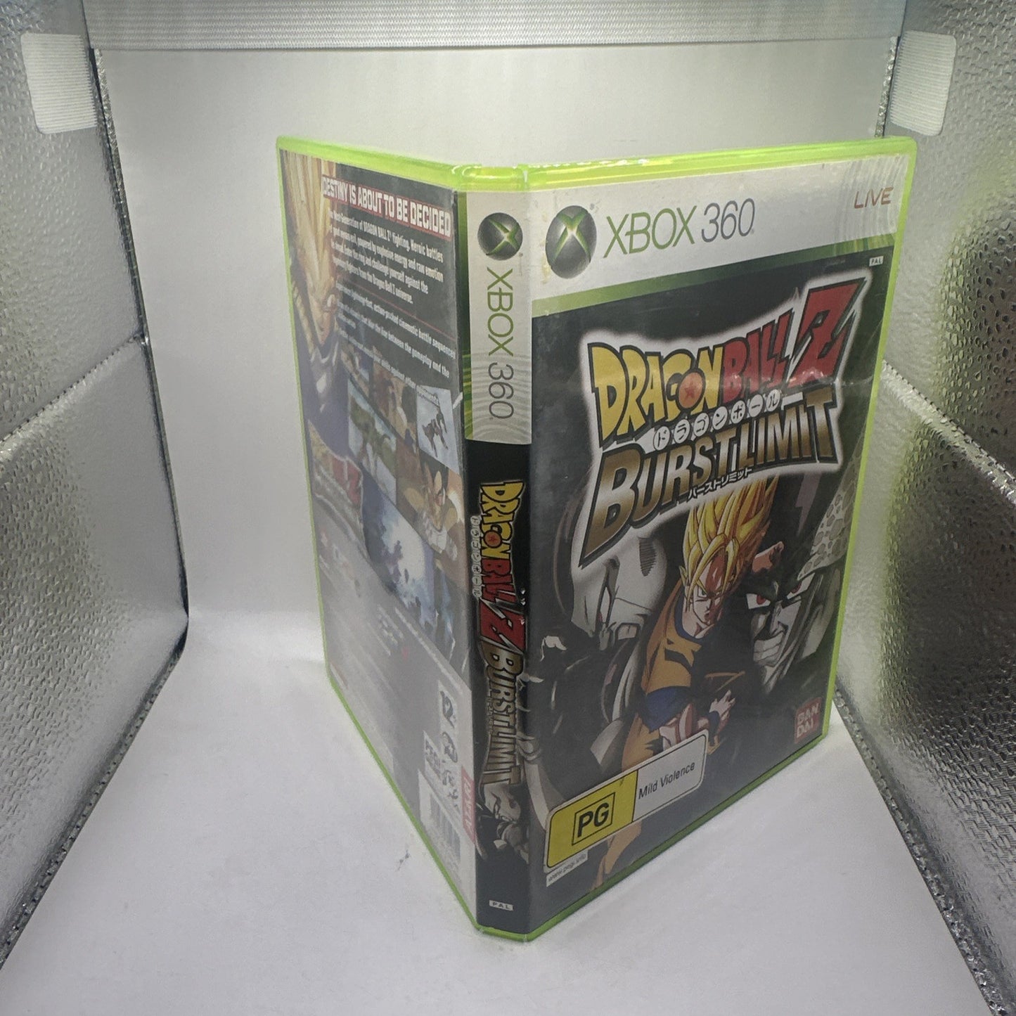 Dragon Ball Z: Burst Limit • Xbox 360 Game + Manual (2009) PAL Complete Fighting