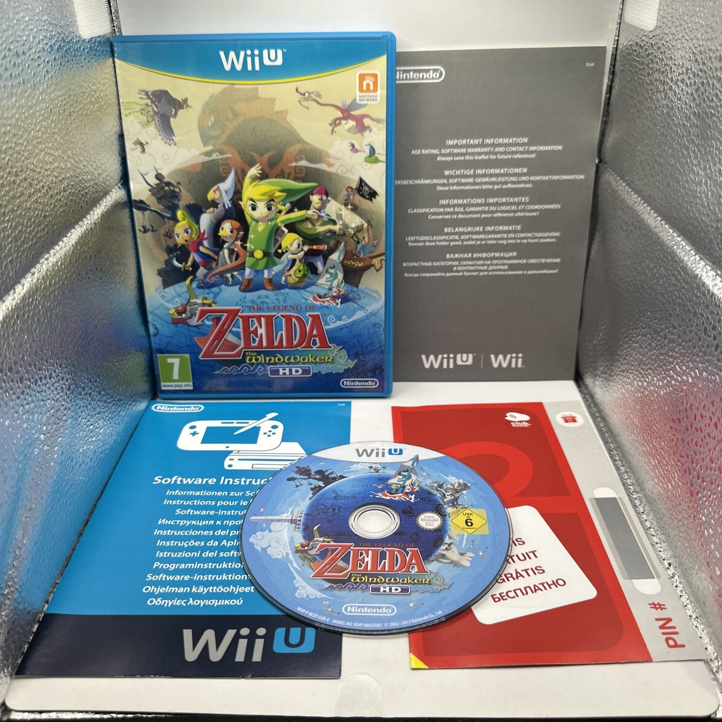 The Legend of Zelda: The Wind Waker HD • Nintendo Wii U Game (2013) PAL Complete