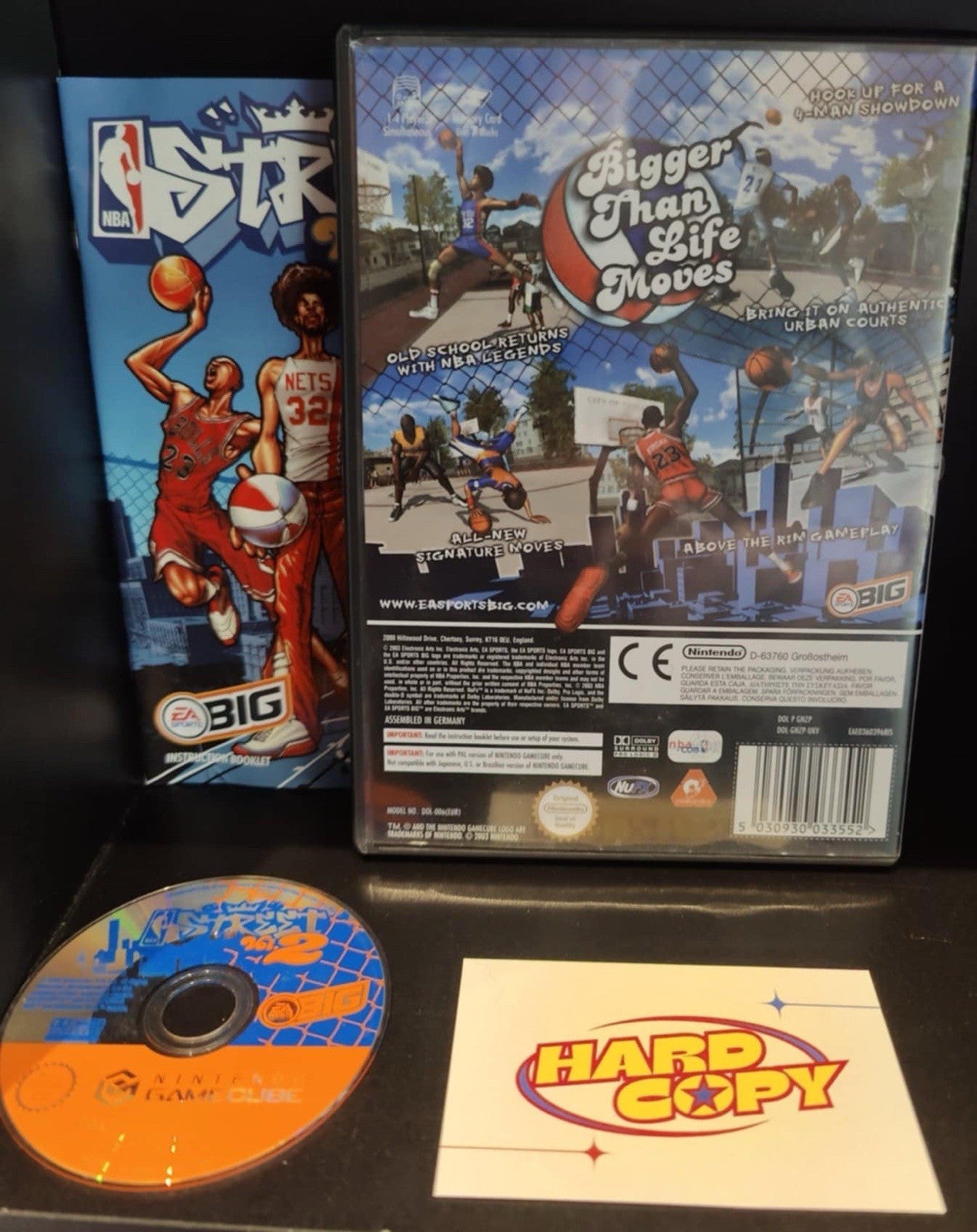 NBA Street Vol. 2 • Nintendo GameCube Game + Manual 2003 Basketball PAL Complete