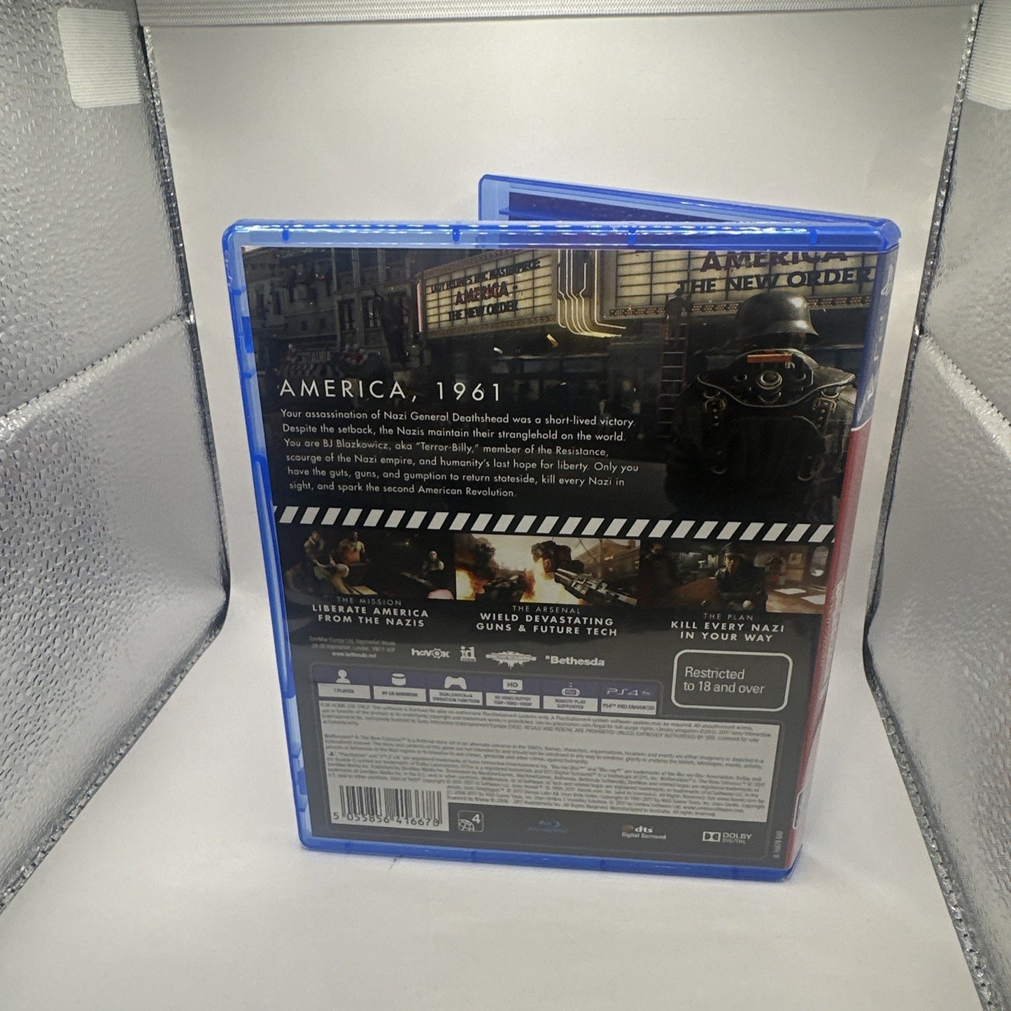 Wolfenstein II: The New Colossus • PlayStation 4 PS4 Game + Manual (2017) AUS