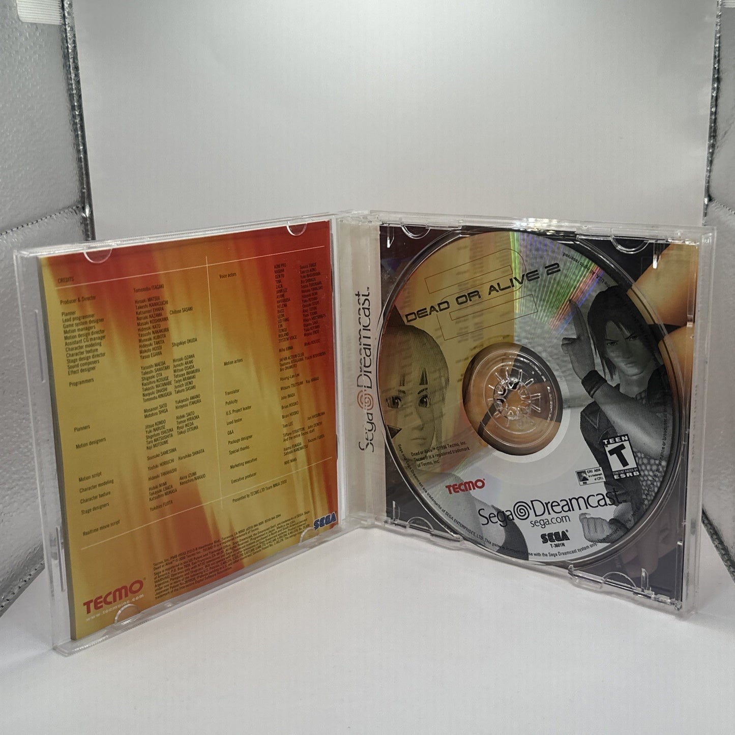 Dead or Alive 2 • Sega Dreamcast Game + Manual (1999) NTSC-U/C • Complete TECMO