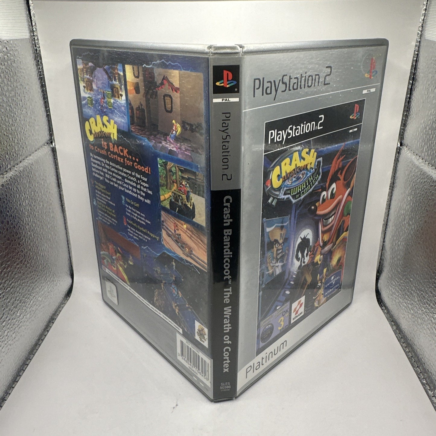 Crash Bandicoot The Wrath of Cortex • PlayStation 2 PS2 Game + Manual (2001) PAL