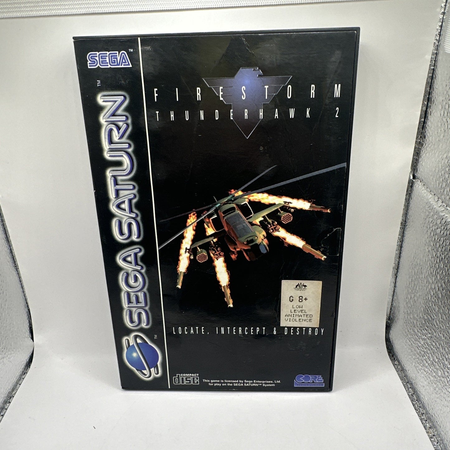 Firestorm Thunderhawk 2 • Sega Saturn Game + Manual (1995) PAL • Complete CIB