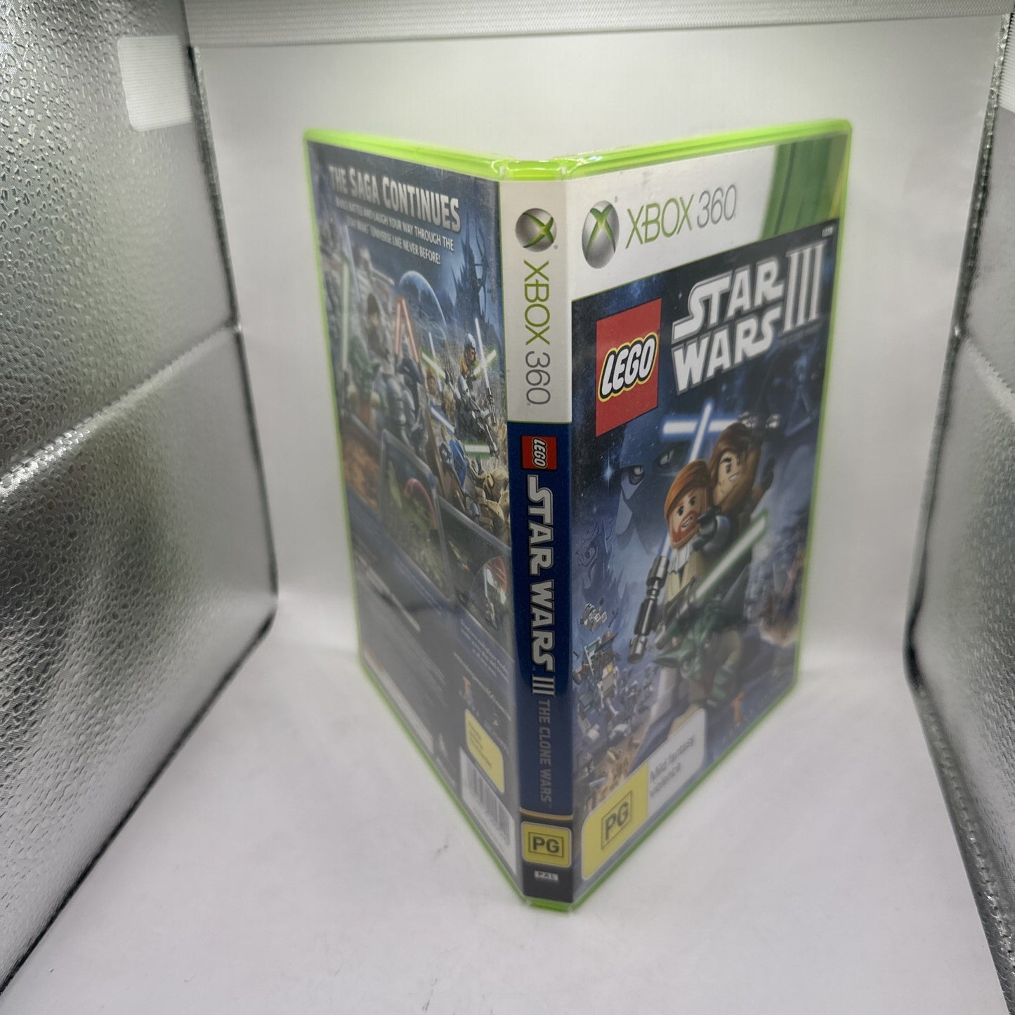LEGO Star Wars III: The Clone Wars • Xbox 360 Game + Manual (2011) PAL AUS • CIB