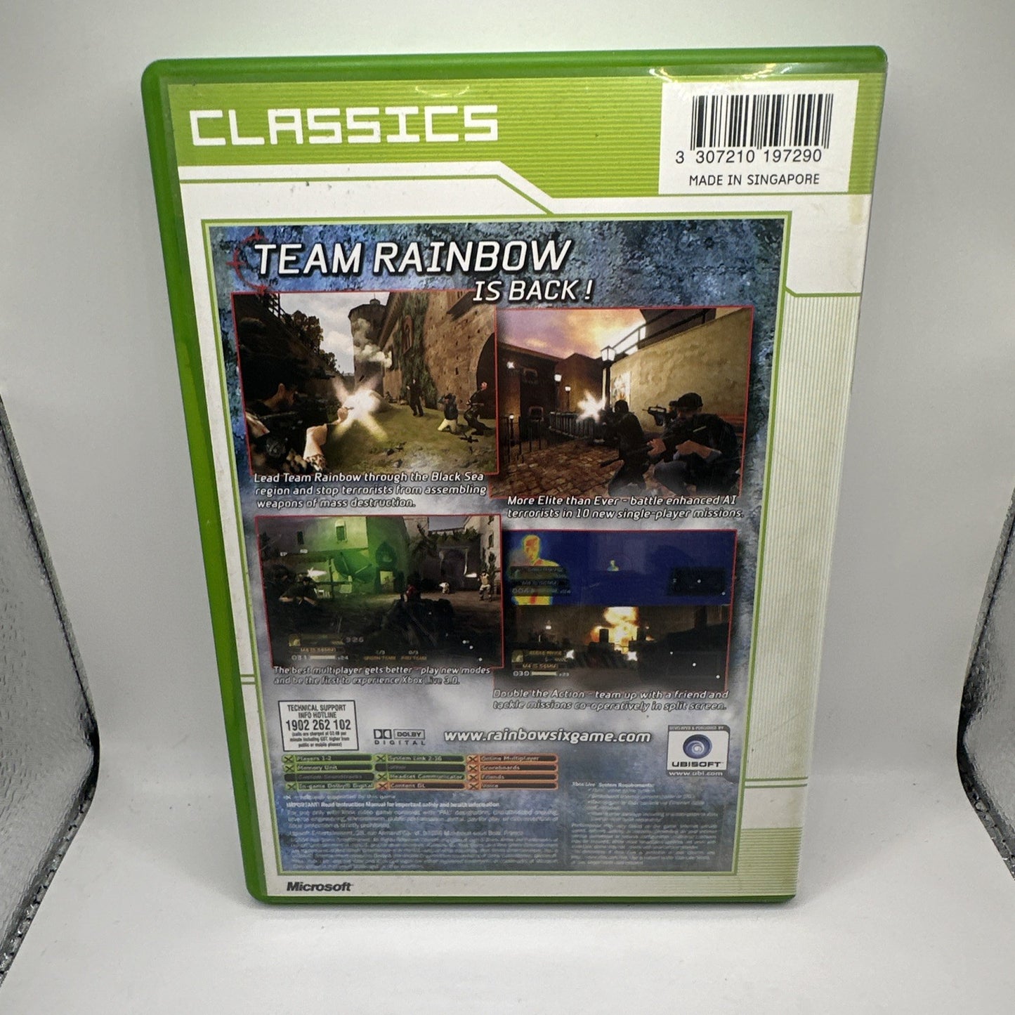 Tom Clancy's Rainbow Six 3 Black Arrow • Xbox Original (2003) PAL AUS • Ubisoft