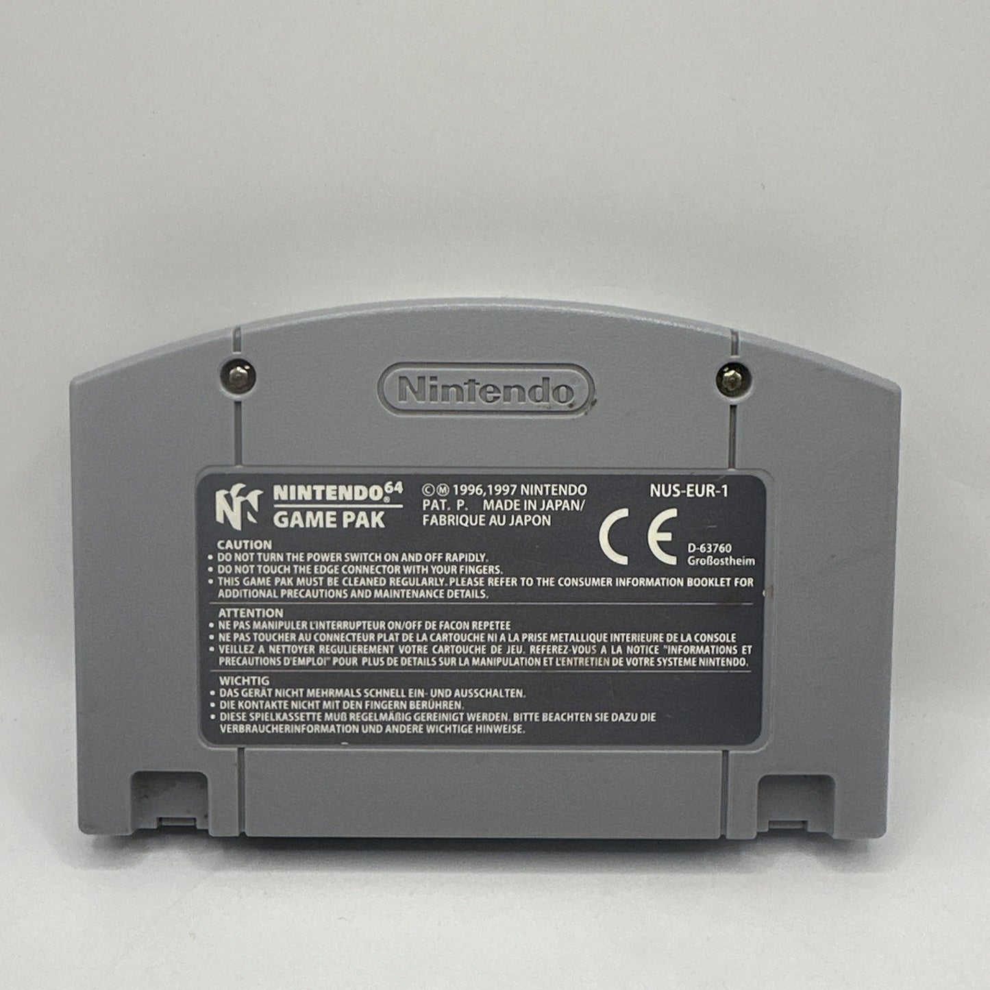 F-1 World Grand Prix II • Nintendo 64 N64 Game (1999) Cart Only PAL Car Racing