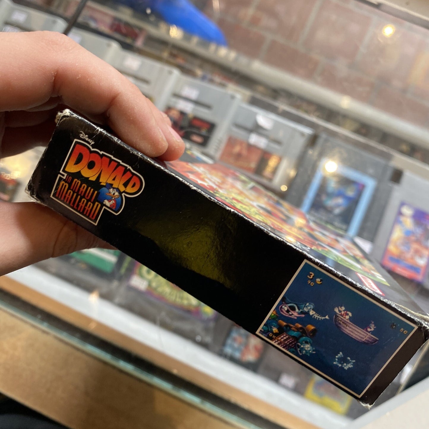 Donald In Maui Mallard Super Nintendo SNES Game In Box + Manual PAL AUS • Boxed