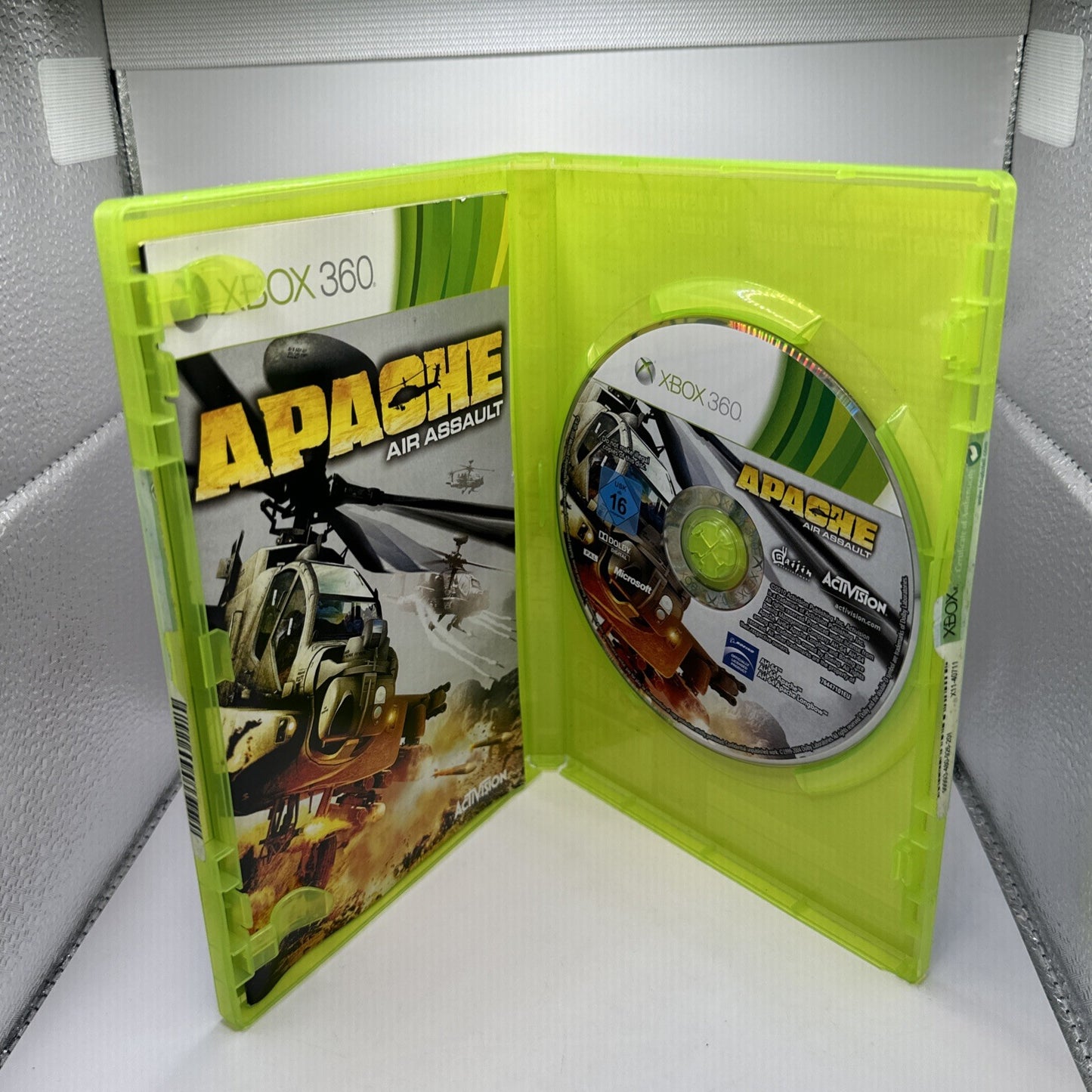 Apache: Air Assault • Xbox 360 Game + Manual (2010) PAL • Compelte • Helicopter