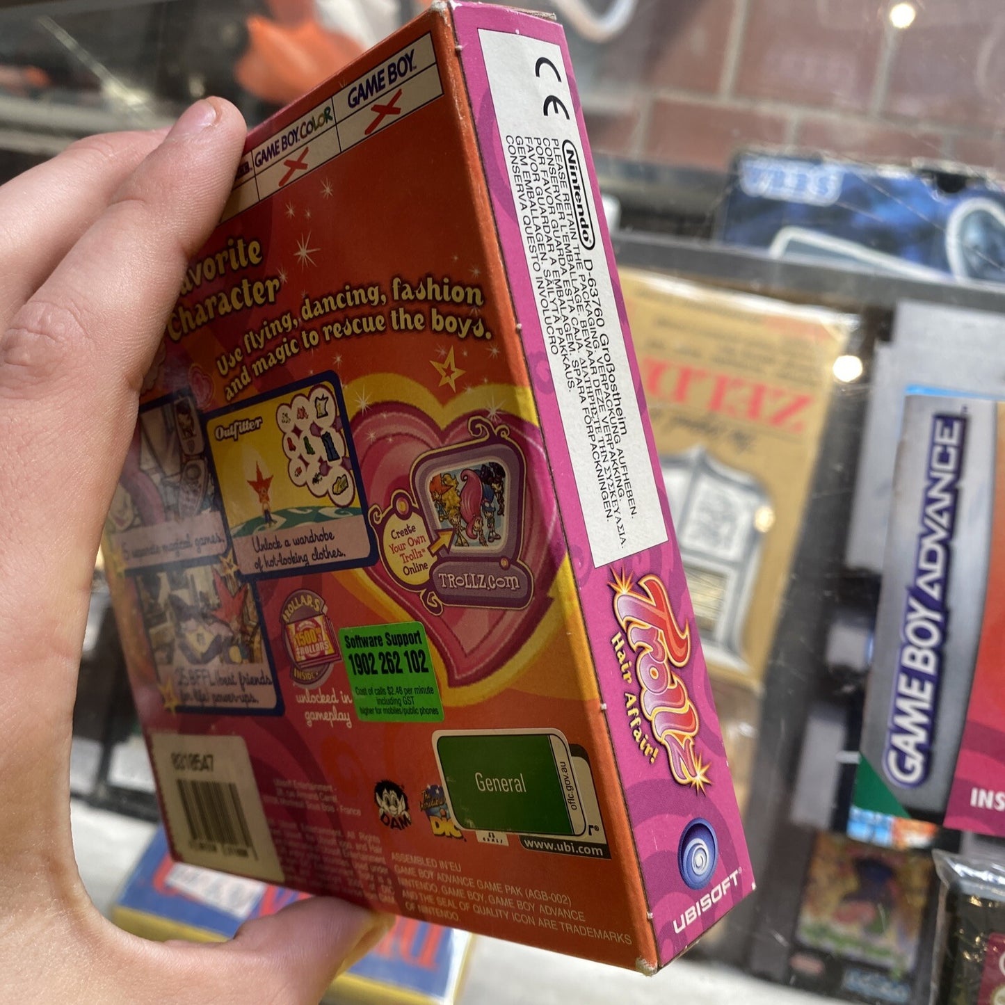 Trollz Hair Affair! Nintendo Gameboy Advance Game • Complete In Box + Manual GBA