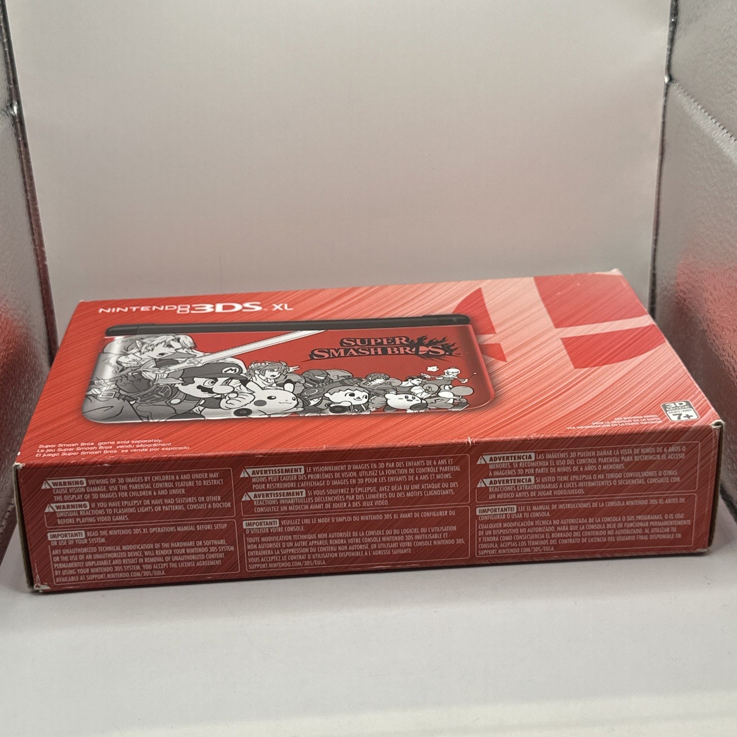 Nintendo 3DS XL Super Smash Bros Edition Red Console Handheld • Boxed • NTSC