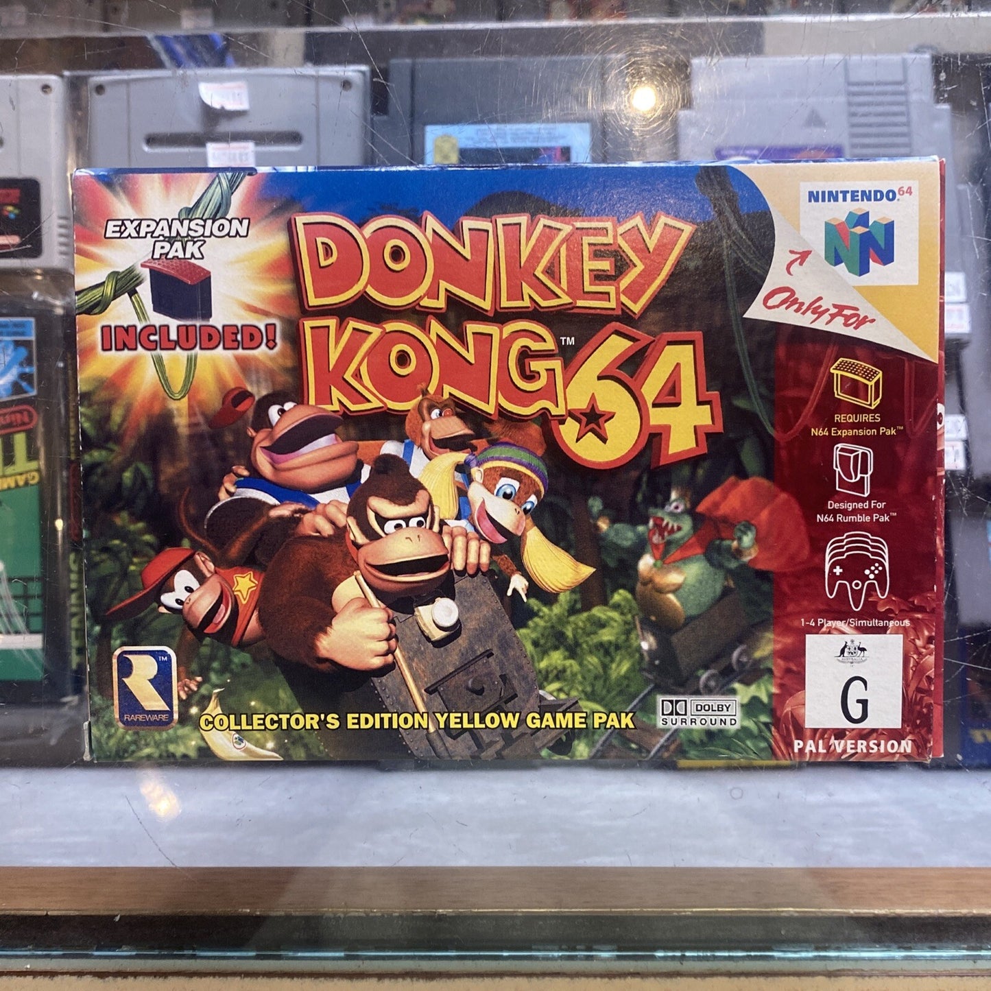 Donkey Kong 64 Nintendo 64 N64 Game In Box + Manual PAL (1999) Boxed VGC!!!