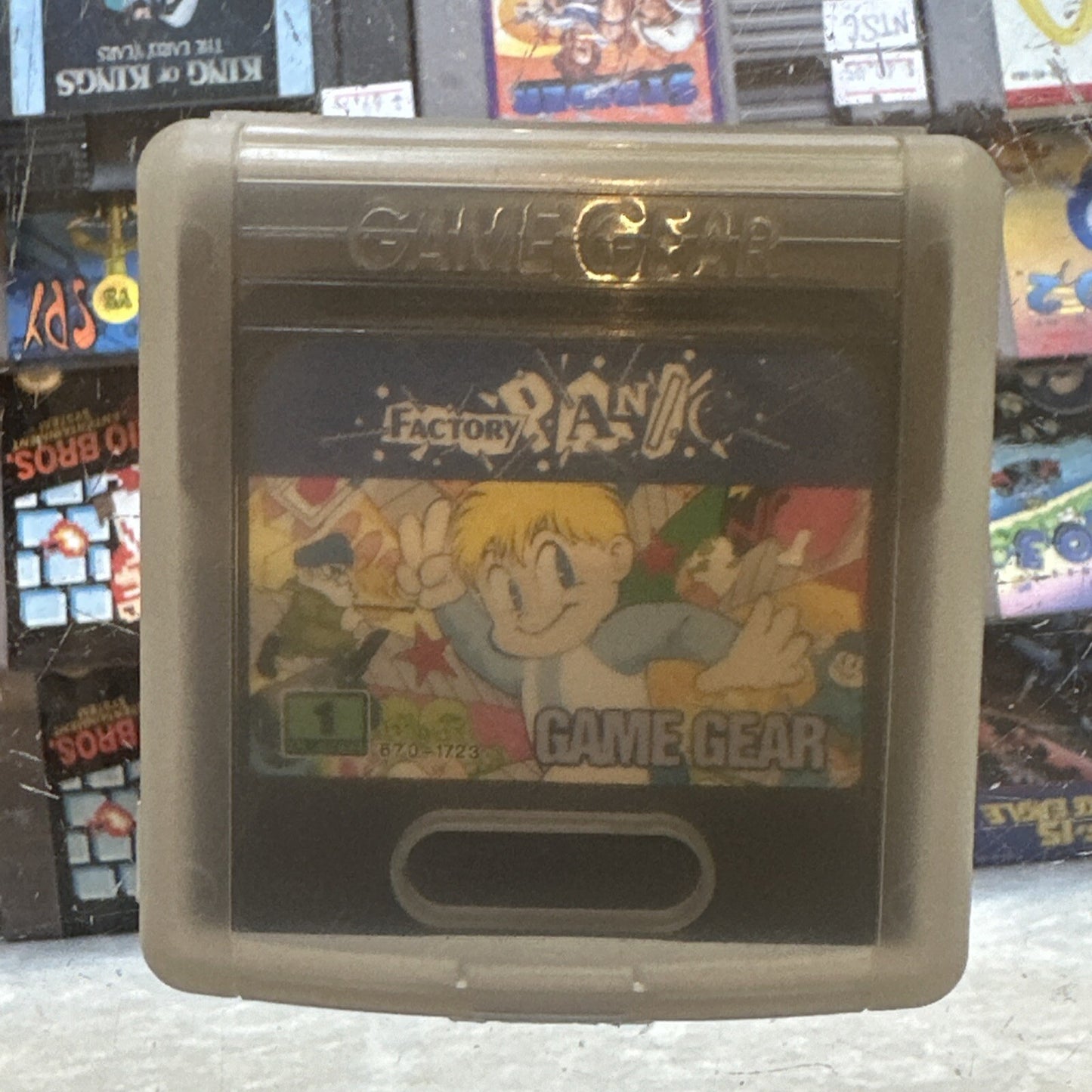 Factory Panic SEGA Game Gear In Box + Manual (1991) Boxed • PAL