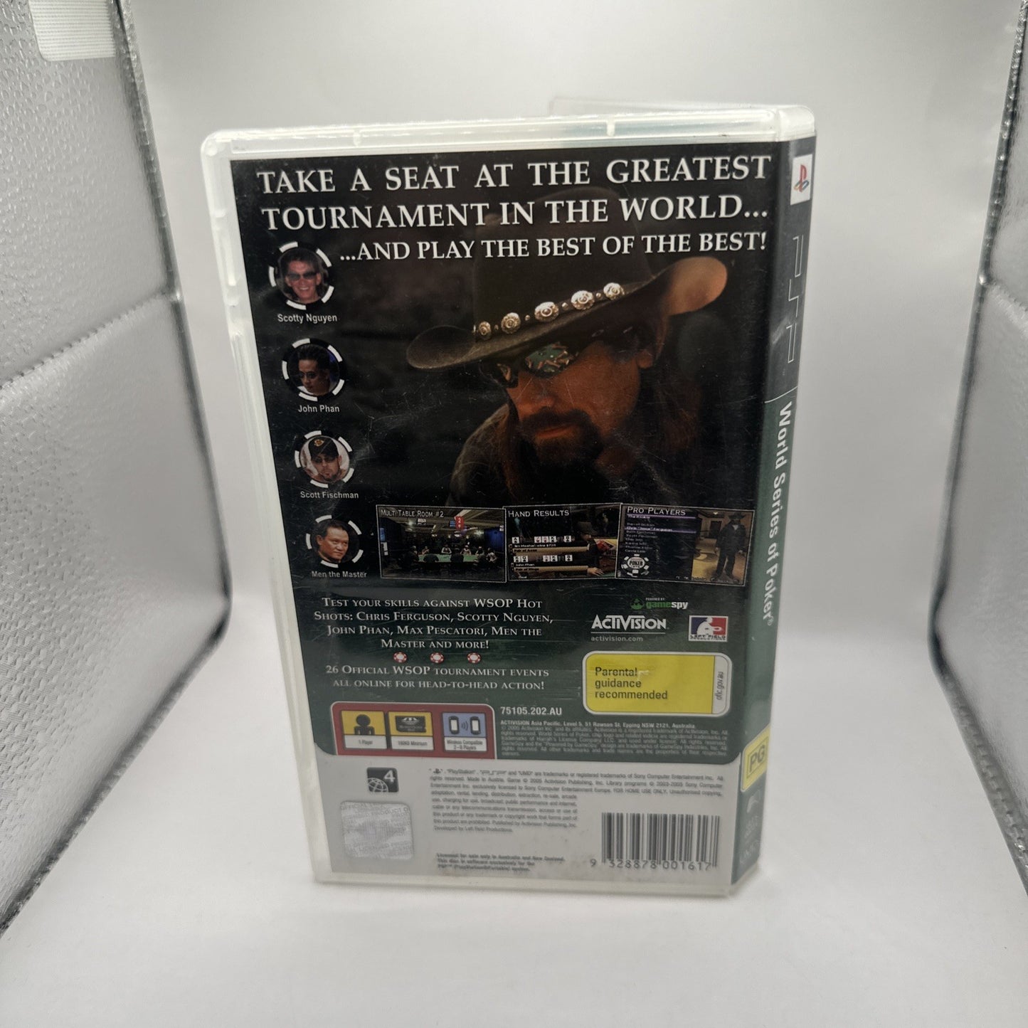 World Series of Poker • Sony PlayStation Portable PSP Game + Manual (2005) AUS