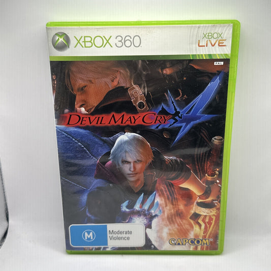 Devil May Cry 4 • Xbox 360 Game (2008) PAL AUS • Tested/Working • Capcom