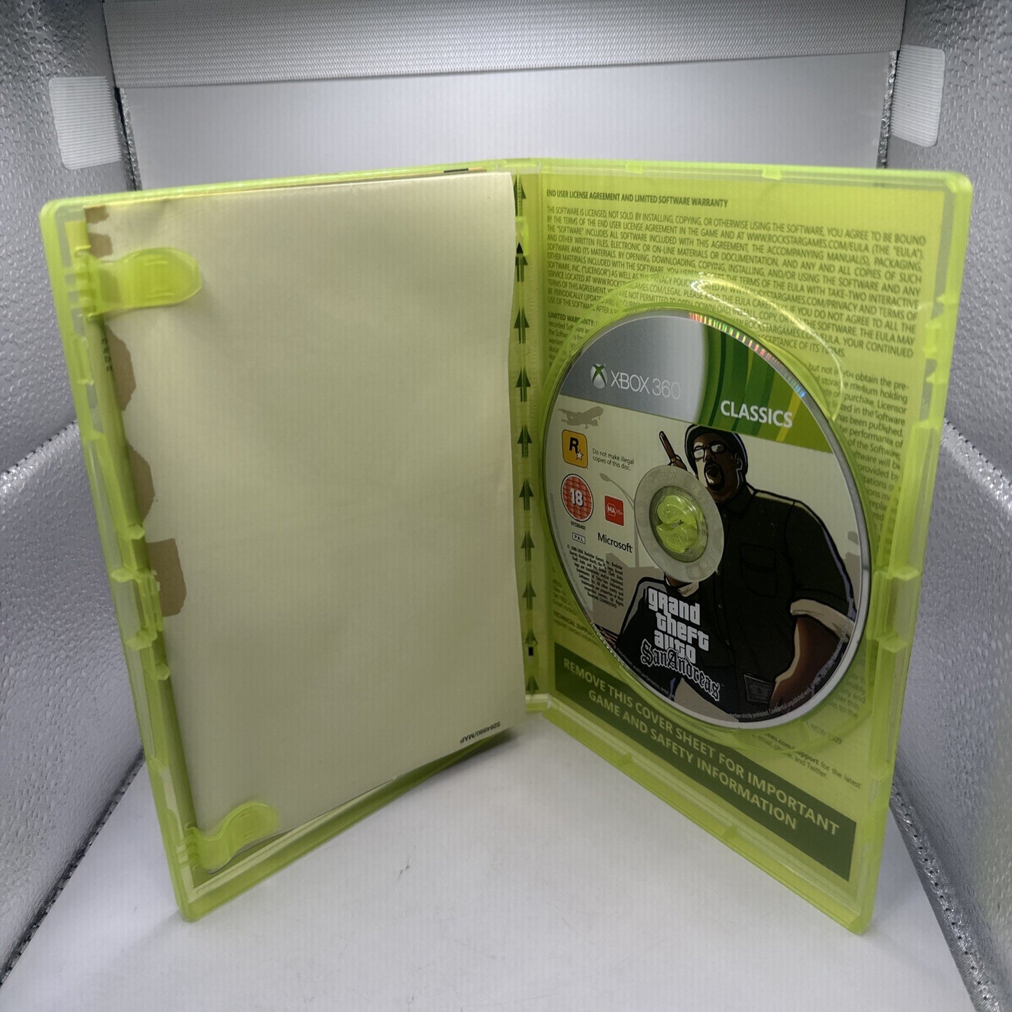 Grand Theft Auto: San Andreas • Xbox 360 Game + Poster (2005) PAL AUS • GTA SA